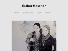 Tablet Screenshot of esthermessner.com